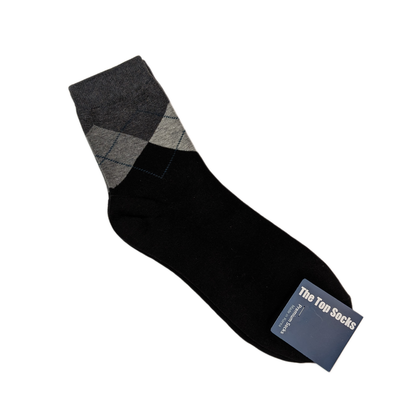 Gentlemen’s Diamond Pattern Dress Socks – Formal & Workwear Ready