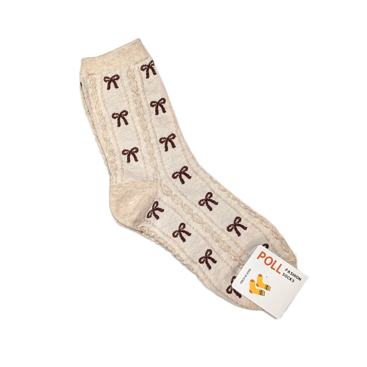 Korean Bow Pattern Fashion Socks